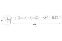 BOSCH 0265006197 - Sensor, revoluciones de la rueda