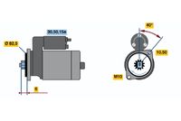 BOSCH 0986014221 - Motor de arranque