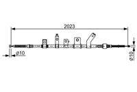 BOSCH 1987482515 - Cable de accionamiento, freno de estacionamiento