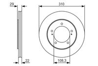 BOSCH 0986479S78 - Disco de freno