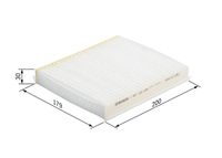 BOSCH 1 987 432 228 - Filtro, aire habitáculo