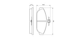 BOSCH 0 986 467 400 - Juego de pastillas de freno