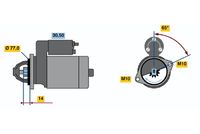 BOSCH 0986017721 - Motor de arranque