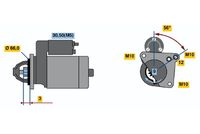 BOSCH 0001106023 - Motor de arranque