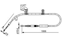 BOSCH 1987477603 - Cable de accionamiento, freno de estacionamiento