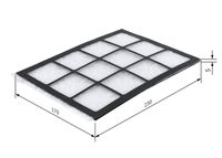 BOSCH 1987432108 - Filtro, aire habitáculo
