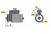 BOSCH 0986015751 - Motor de arranque