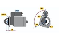 BOSCH 0986010260 - Motor de arranque