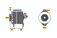 BOSCH 0986034450 - Alternador