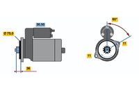 BOSCH 0986020431 - Motor de arranque