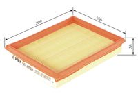 BOSCH 1457433603 - Filtro de aire