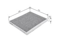 BOSCH 1987432537 - Filtro, aire habitáculo