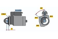 BOSCH 0001109026 - Motor de arranque