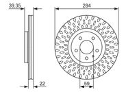 BOSCH 0986479588 - Disco de freno