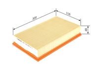 BOSCH 1457433523 - Filtro de aire