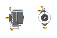 BOSCH 0986030920 - Alternador