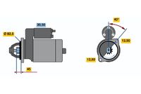 BOSCH 0001110009 - Motor de arranque