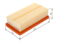 BOSCH 1 457 432 183 - Filtro de aire