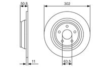 BOSCH 0 986 479 D37 - Disco de freno