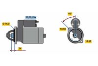 BOSCH 0986010720 - Motor de arranque