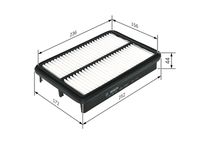 BOSCH F026400044 - Filtro de aire