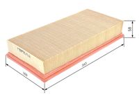 BOSCH 1457433535 - Filtro de aire