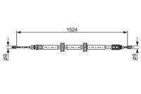 BOSCH 1987482888 - Cable de accionamiento, freno de estacionamiento