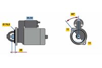BOSCH 0986023780 - Motor de arranque