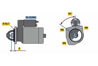 BOSCH 0986022111 - Motor de arranque
