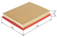 BOSCH 1457433303 - Filtro de aire