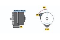 BOSCH 0120489367 - Alternador