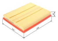 BOSCH 1457433281 - Filtro de aire
