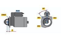 BOSCH 0986013120 - Motor de arranque