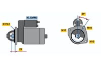 BOSCH 0986021580 - Motor de arranque