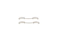 BOSCH 1 987 474 114 - Kit de accesorios, pastillas de frenos