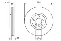 BOSCH 0986479S62 - Disco de freno