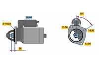 BOSCH 0986018641 - Motor de arranque