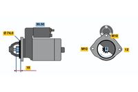 BOSCH 0986018721 - Motor de arranque