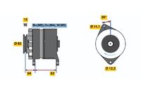BOSCH 0120469978 - Alternador