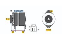 BOSCH 0986034331 - Alternador