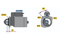 BOSCH 0001108140 - Motor de arranque