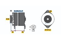 BOSCH 0986032641 - Alternador