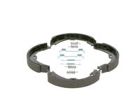 BOSCH 0986487724 - Juego de zapatas de frenos, freno de estacionamiento