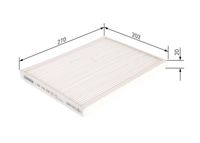 BOSCH 1987432236 - Filtro, aire habitáculo