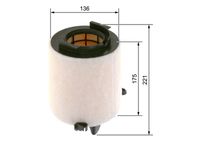 BOSCH 1457433576 - Filtro de aire