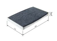 BOSCH 1987435591 - Filtro, aire habitáculo