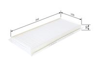BOSCH 1987432006 - Filtro, aire habitáculo