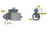 BOSCH 0986014111 - Motor de arranque