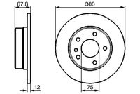 BOSCH 0986478322 - Disco de freno