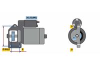 BOSCH 0001148009 - Motor de arranque